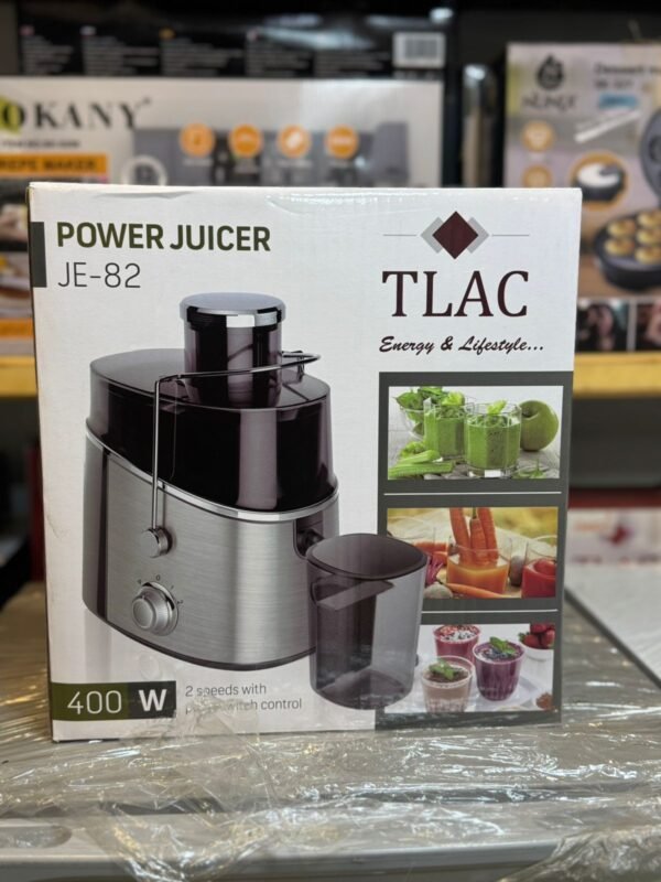 tlac juicer/juice extractor 400w – tlac je 82